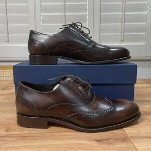 Massimo Matteo Leather Italian Wing Tip Shoes
Partial Box Included